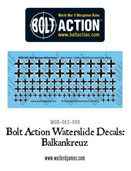 German Balkenkreuz - Bolt Action Decals