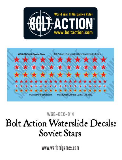 Soviet Stars - Bolt Action Decals