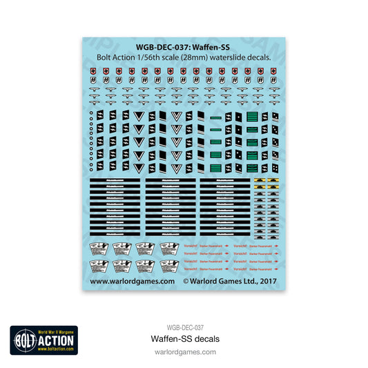 Waffen SS transfer - Bolt Action Decals