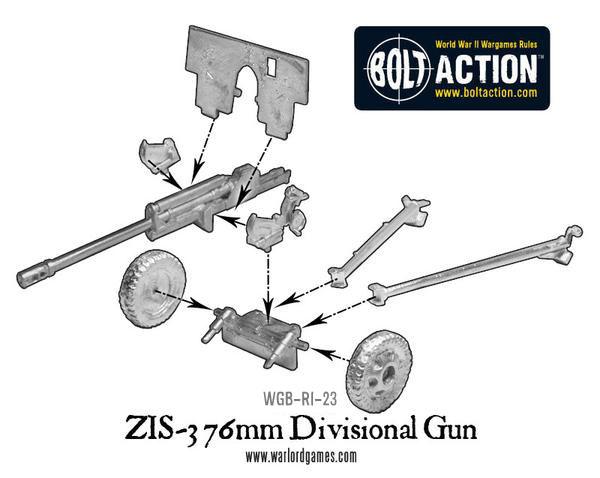 Soviet Zis-3 ATG - Bolt Action