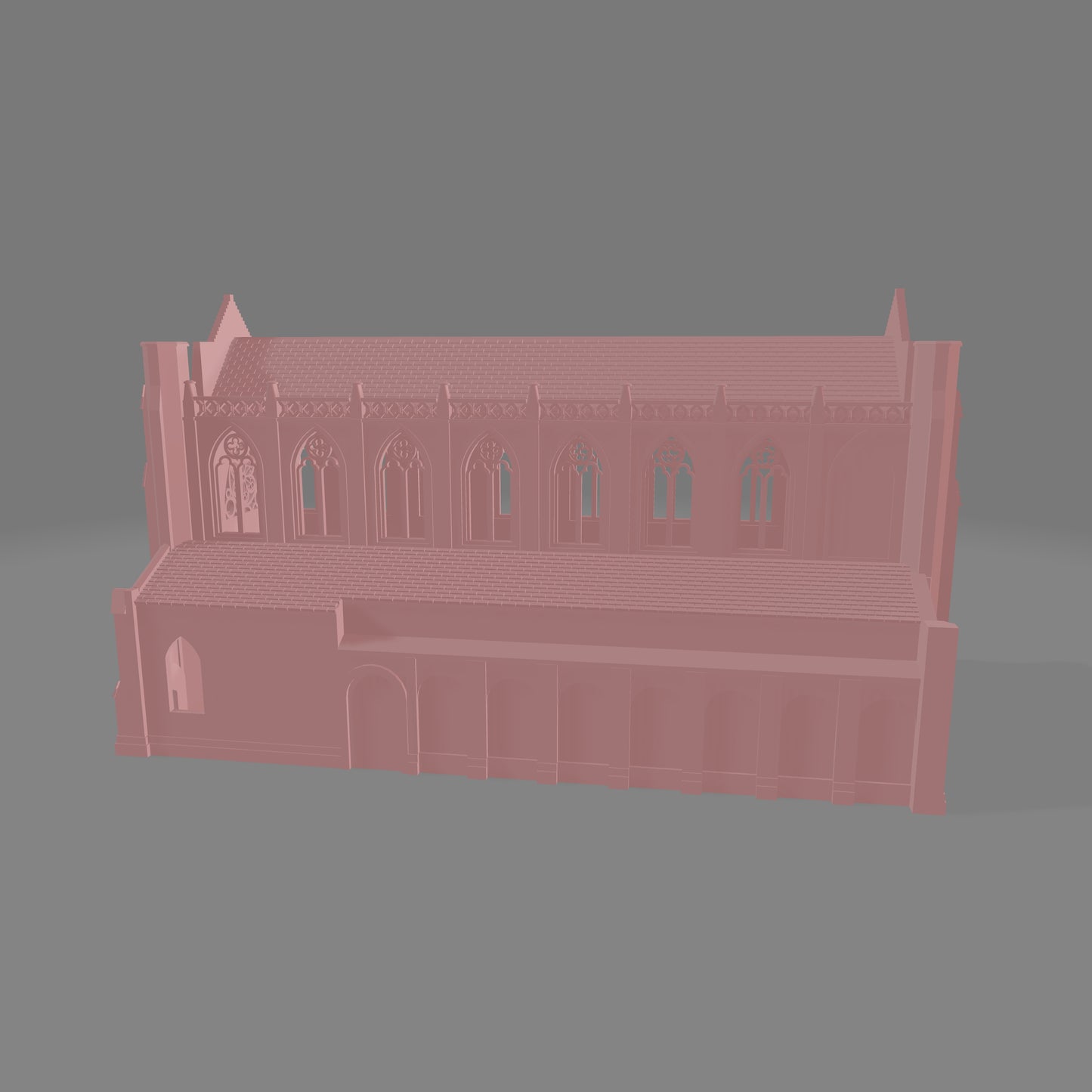 French Ardennes Abbey - Commissioned