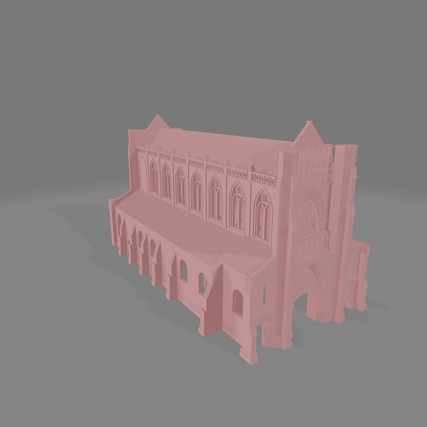 French Ardennes Abbey - Commissioned