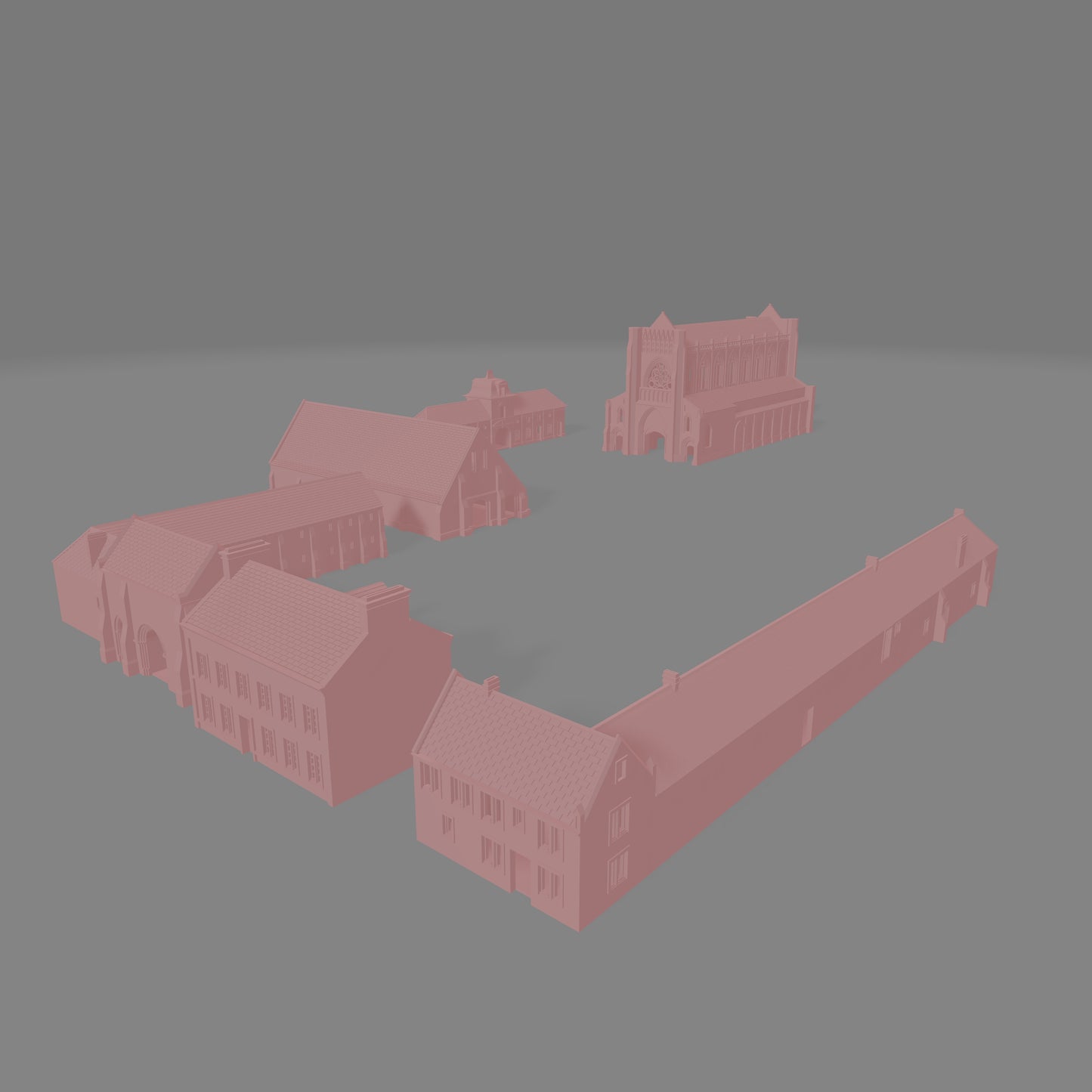 French Ardennes Abbey Total - Commissioned