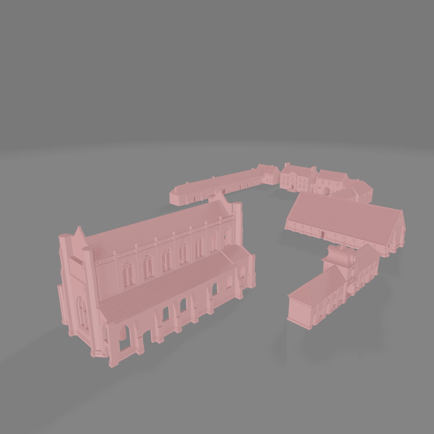 French Ardennes Abbey Total - Commissioned