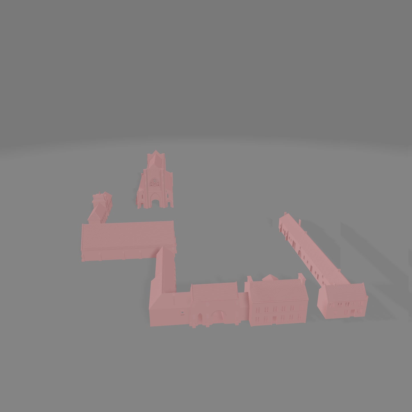 French Ardennes Abbey Total - Commissioned