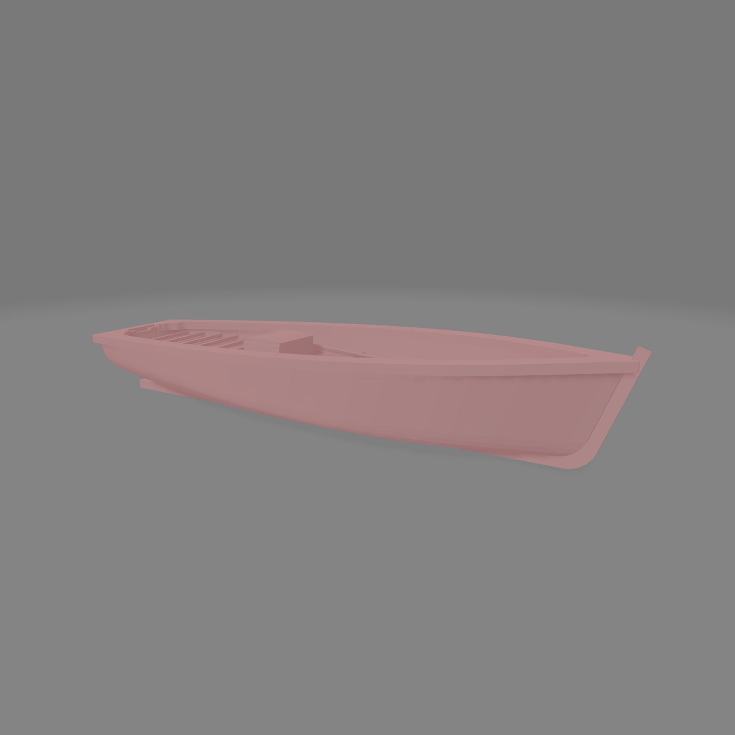 Italian Row Boat w. Hull #1 - Commissioned