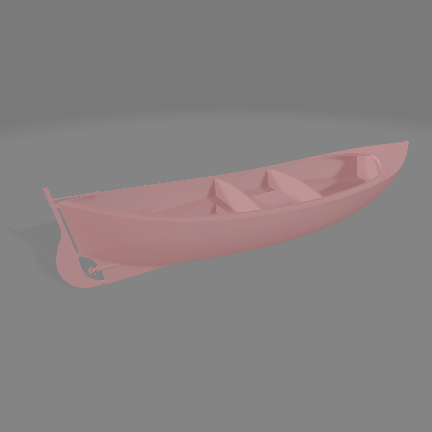 Italian Row Boat #4 w. Hull - Commissioned