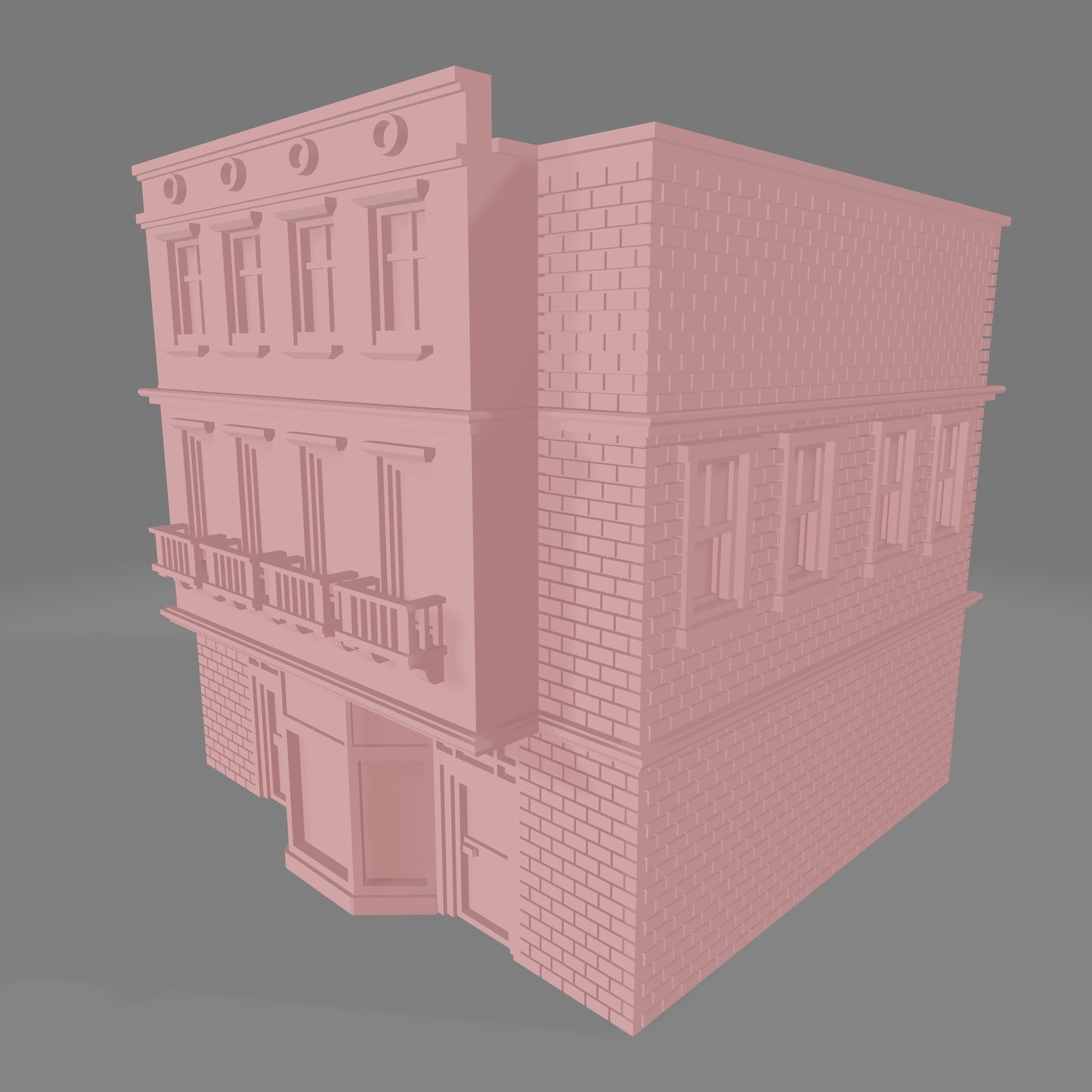 European Town Square Building #1 - Commissioned