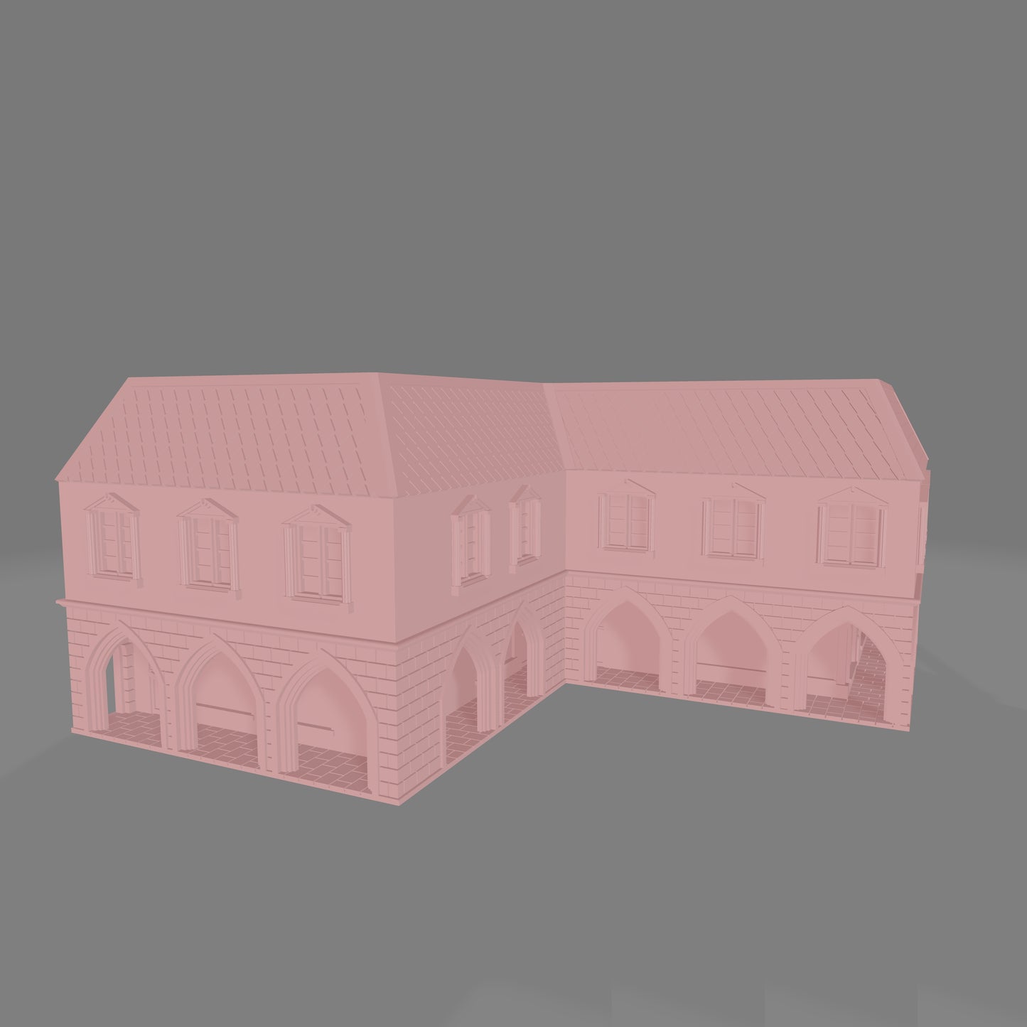 European Town Square Building #2 - Commissioned