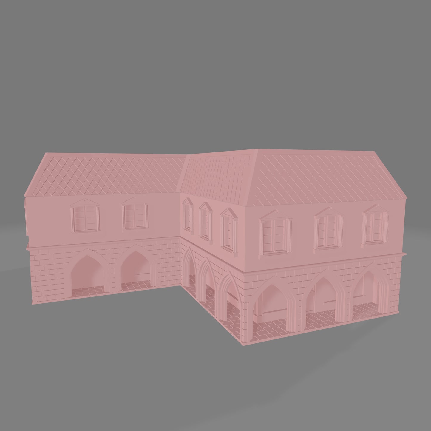 European Town Square Building #2 - Commissioned