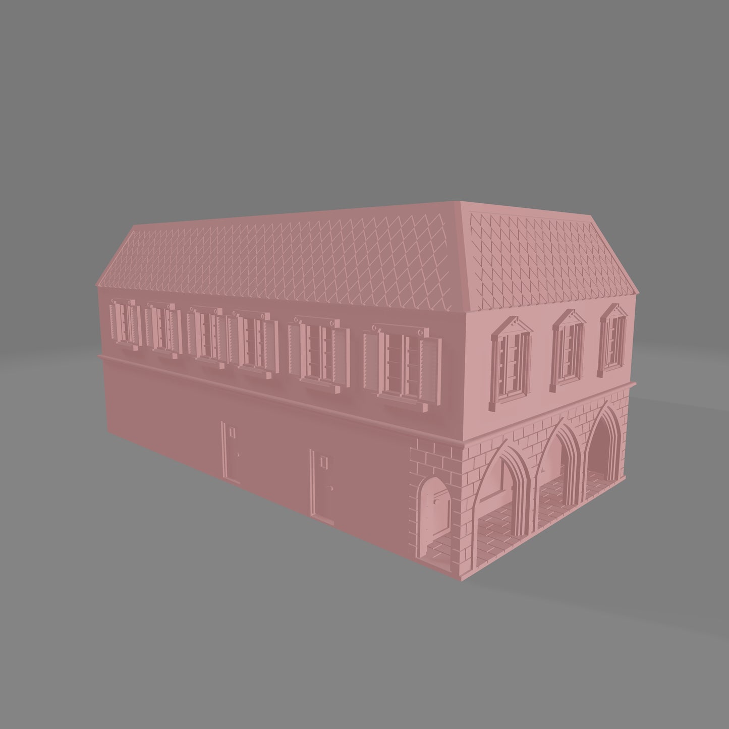 European Town Square Building #2 - Commissioned