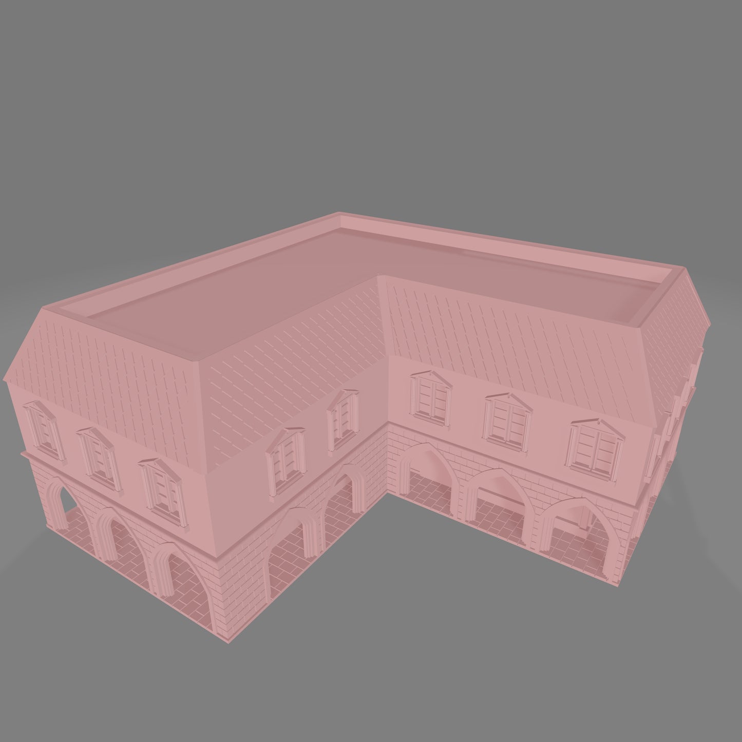 European Town Square Building #2 - Commissioned