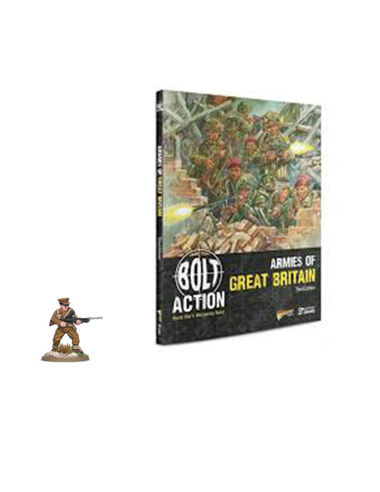 Bolt Action V3 Armies of Great Britain w. Captain John Henry - New