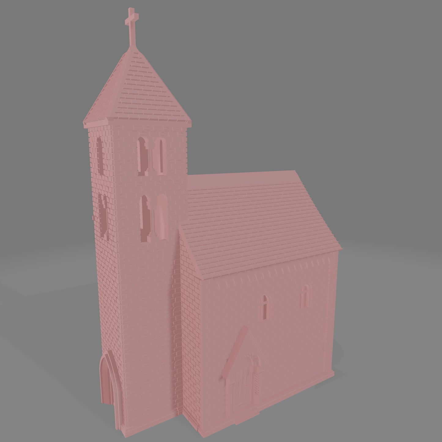 Russian Bavarian Church Windowless - Commissioned