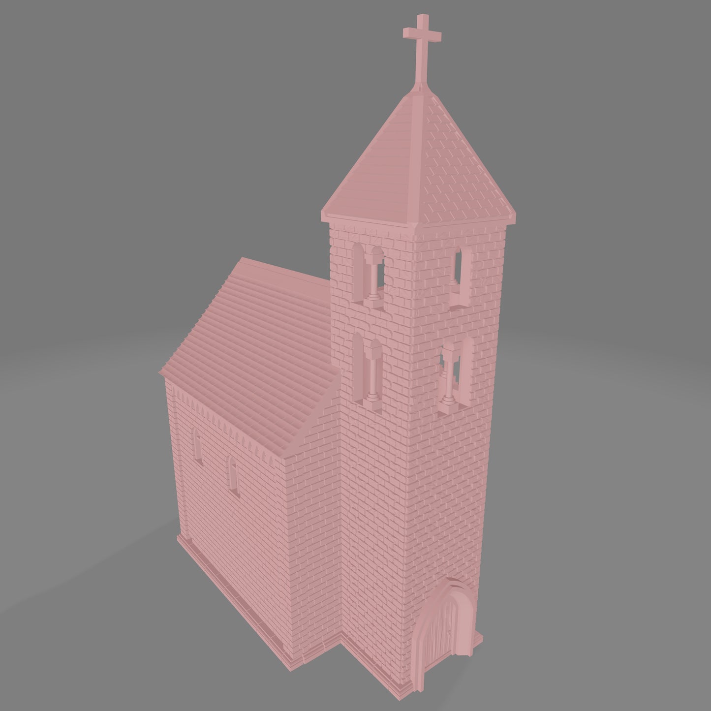 Russian Bavarian Church Windowless - Commissioned