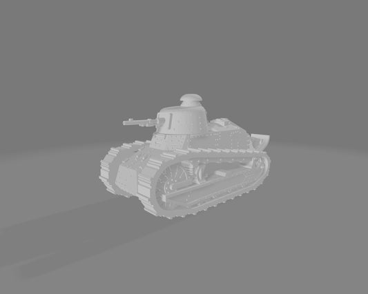 French Renault FT-17 MG