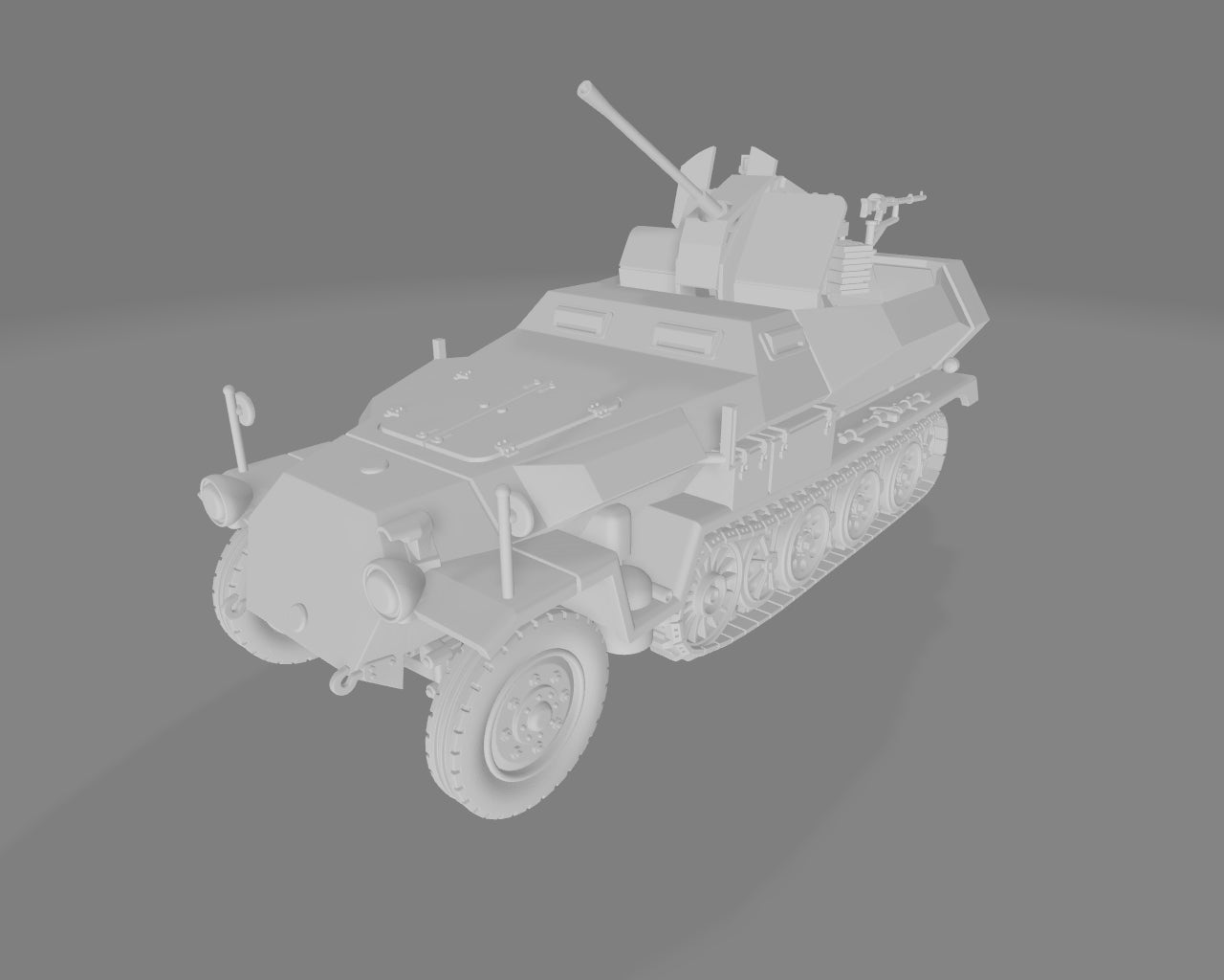 German Sd. Kfz. 251/17 Ausf. C - Limber