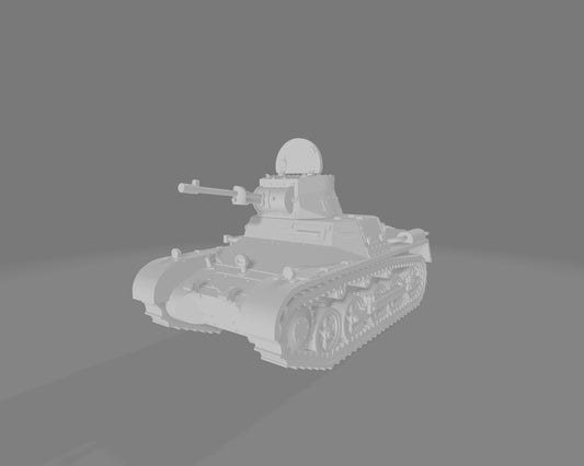 Spanish Panzer I 'Breda' - Open Hatch