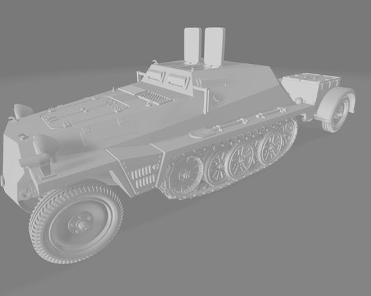 German Sd. Kfz. 252 - Open Hatch & Trailer