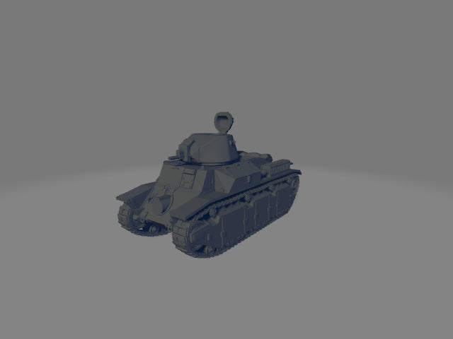 French Renault Char D2 - Open Hatch