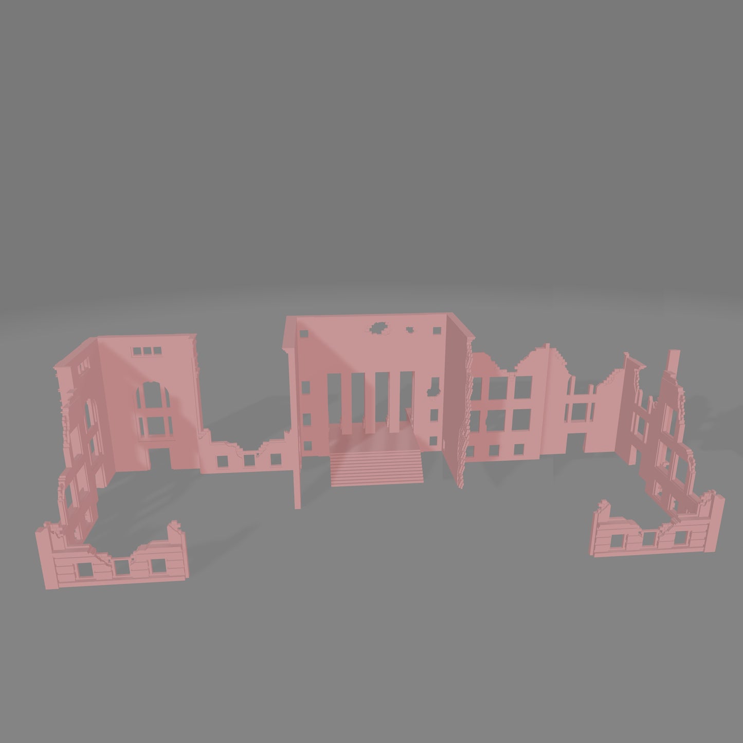 European Government Building Ruin - Commissioned