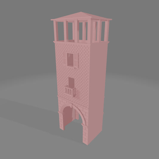 Italian Verona Tower - Commissioned