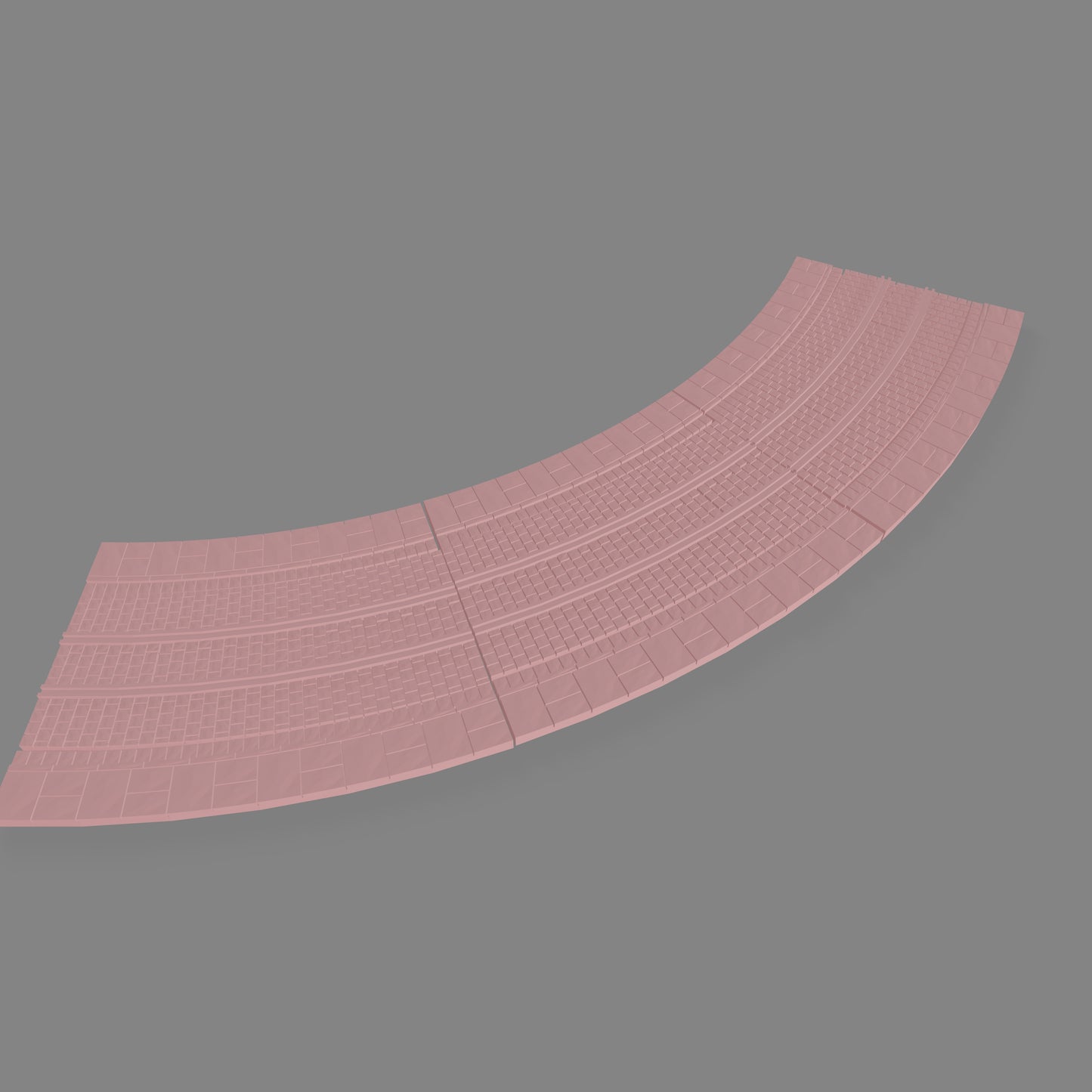 Tram Rail Curve x3 -  Commissioned