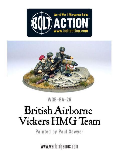 British Airborne Vickers MMG Team - Bolt Action