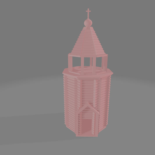 Russian Wooden Church Spire - Commissioned