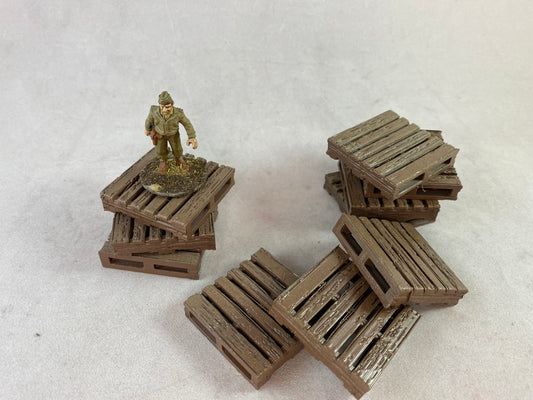 Wood Pallets x10 - 28mm/Painted