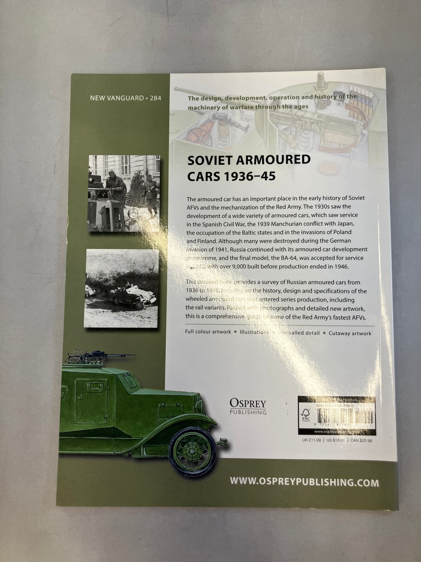 Soviet Armored Cars 1936-45 Osprey Book