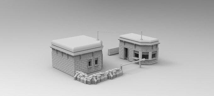 American Military Checkpoint - Commissioned